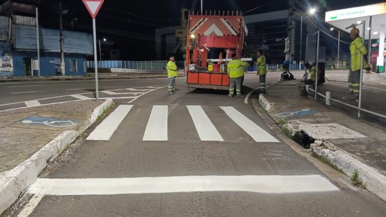 IMMU amplia sinalização viária em todas as zonas de Manaus